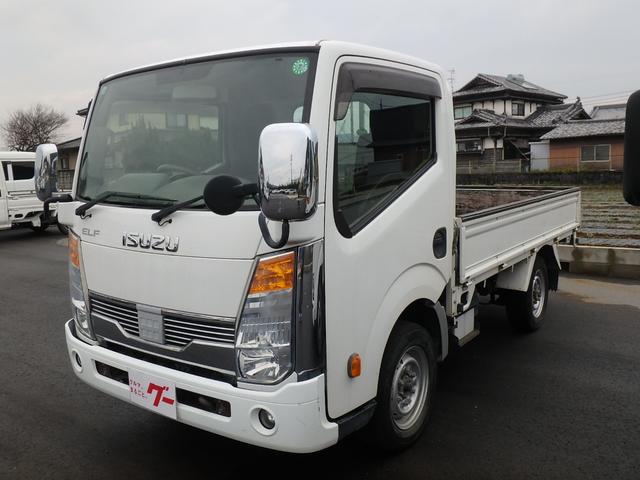 エルフトラック 平ボディ 4WD 5MT ETC ナビ キーレス エアコン パワステ パワーウィンドウ Rエアバッグ(3枚目)