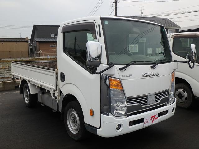エルフトラック 平ボディ 4WD 5MT ETC ナビ キーレス エアコン パワステ パワーウィンドウ Rエアバッグ(6枚目)