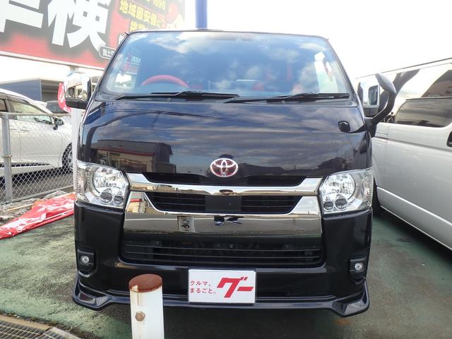 ハイエースバン スーパーＧＬ　ダークプライムＩＩ　ドライブレコーダー　ＥＴＣ２．０　ナビ　ＬＥＤヘッドライト　ブレーキサポート　レーンサポート　ソナー　スマートキー　プッシュスタート　オートマチックハイビーム　オートエアコン（4枚目）