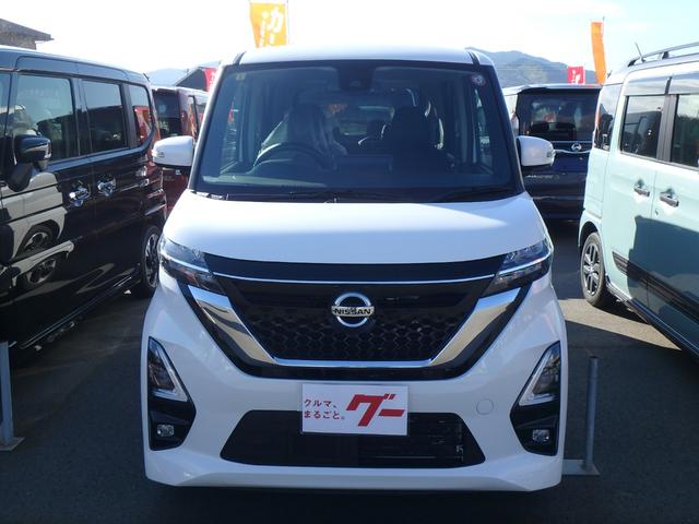 ルークス ハイウェイスター　Ｘ　全方位カメラ　ナビ　ブレーキサポート　レーンサポート　ソナー　アイドリングストップ　左側電動スライドドア　スマートキー　プッシュスタート　オートライト　オートエアコン　サイドＷエアバッグ（4枚目）