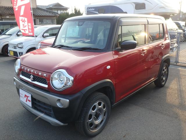 ハスラー Ｇ　オプション装着車　ＥＴＣ　ナビ　バックカメラ　ブレーキサポート　アイドリングストップ　ＨＩＤヘッドライト　Ｒシートヒーター　スマートキー　プッシュスタート　オートライト　オートエアコン　Ｗエアバッグ（3枚目）