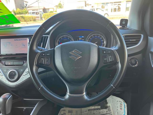 バレーノ XT 1000CC ETC バックカメラ ナビ TV クリアランスソナー クルコン 衝突被害軽減システム アルミホイール オートライト HID 革シート スマートキー 電動格納ミラー シートヒーター(3枚目)