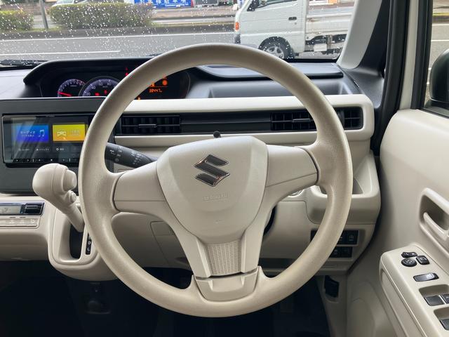 ワゴンＲ ハイブリッドＦＸ　バックカメラ　ナビ　ＴＶ　レーンアシスト　衝突被害軽減システム　オートライト　スマートキー　アイドリングストップ　電動格納ミラー　シートヒーター　ベンチシート　ＣＶＴ　ＥＳＣ　ＣＤ　ＤＶＤ再生　ＵＳＢ（3枚目）