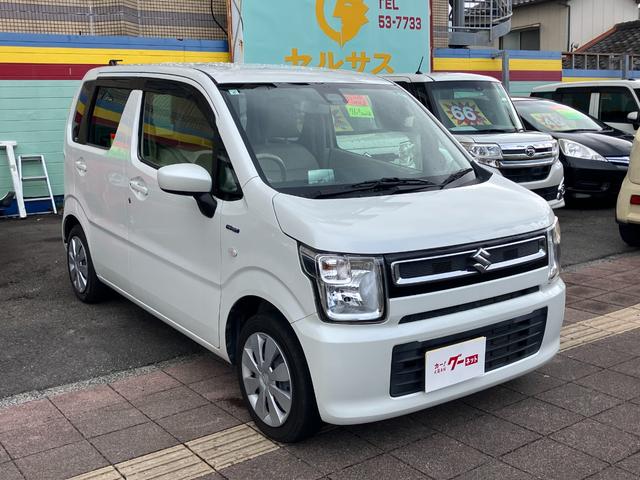 ワゴンＲ ハイブリッドＦＸ　バックカメラ　ナビ　ＴＶ　レーンアシスト　衝突被害軽減システム　オートライト　スマートキー　アイドリングストップ　電動格納ミラー　シートヒーター　ベンチシート　ＣＶＴ　ＥＳＣ　ＣＤ　ＤＶＤ再生　ＵＳＢ（13枚目）