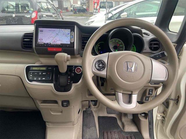 N-BOX G・Lパッケージ ETC バックカメラ 両側スライド・片側電動 ナビ TV スマートキー 電動格納ミラー ベンチシート CVT 盗難防止システム ABS ESC アルミホイール 衝突安全ボディ エアコン(2枚目)