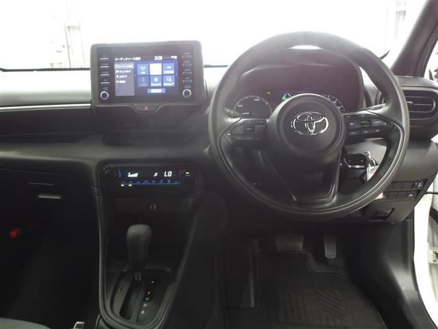 ヤリス ハイブリッドＸ　カーテンエアバッグ　ワイヤレスキー　ＡＢＳ　ナビ　オートクルーズ　Ｗエアバック　パワーウィンドウ　オートエアコン　ＥＴＣ　エアバック　メモリーナビ　パワーステアリング　横滑り防止システム（4枚目）