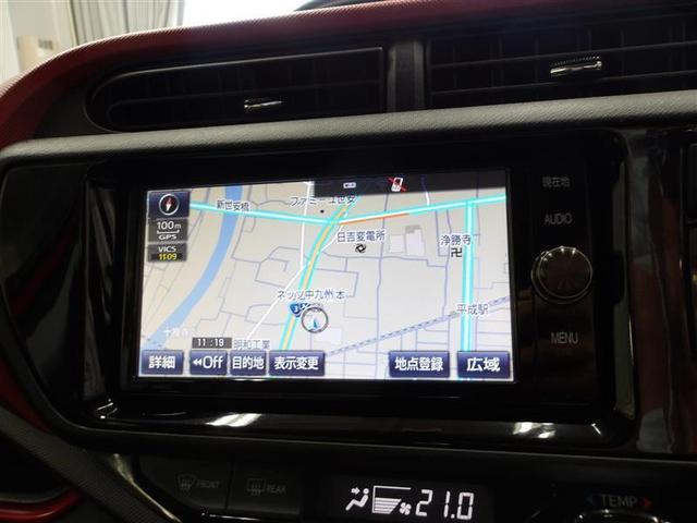 アクア Ｓ　スマートキープッシュスタート　キーレスエントリ　ドラレコ付　フルセグ地デジ　イモビ　ナビ＆ＴＶ　オートエアコン　デュアルエアバック　ＥＳＣ　Ｂカメラ　パワーウィンドウ　ＥＴＣ　ＤＶＤ再生可能　ＳＲＳ（5枚目）