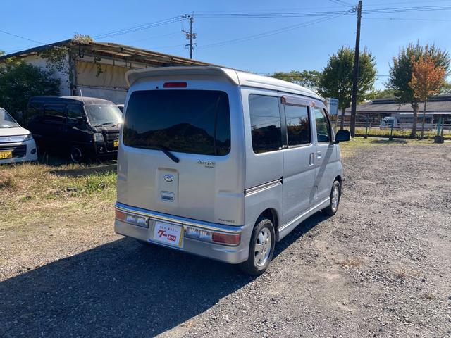 アトレーワゴン カスタムターボRSリミテッド ターボ 左リアドアパ電動スライドドア フルフラット アルミホイール ETC キーレス HIDヘッドライト フォグランプ ベンチシート オートエアコ(12枚目)