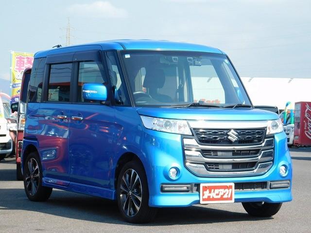 スペーシアカスタムZ ターボ ・ターボ車・純正ナビ・TV・DISC・Bluetooth・全方位カメラ・左側電動スライドドア・クルコン・パドルシフト・D席シートヒーター・ETC・デュアルカメラブレーキサポート(3枚目)