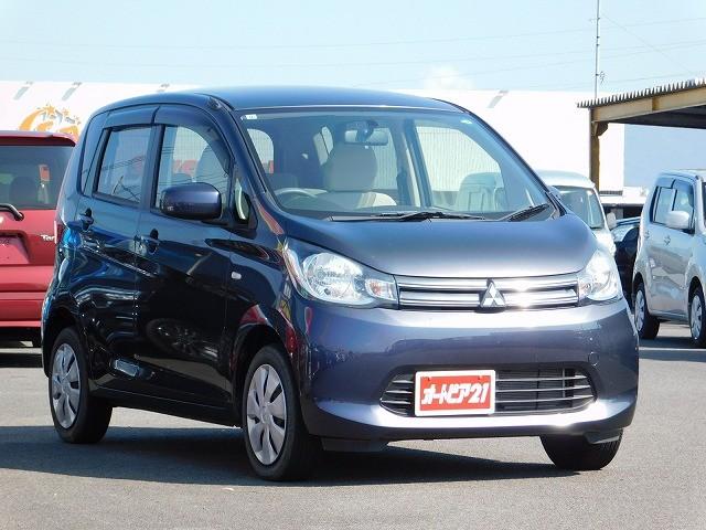 ｅＫワゴン Ｍ　・走行８９５０ｋｍ・ＣＤ・アイドリングストップ・助手席シートアンダートレー・キーレス・スペアキー・ライトレベライザー（3枚目）