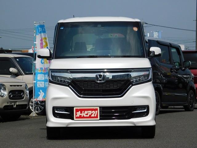 Ｎ－ＢＯＸカスタム Ｇ・Ｌターボホンダセンシング　・純正ナビ・ＴＶ・ＤＩＳＣ・Ｂｌｕｅｔｏｏｔｈ・バックカメラ・ＥＴＣ・ターボ車・ロールサンシェード・パドルシフト・クルコン・両側電動スライドドア・スマートキー２ケ（2枚目）