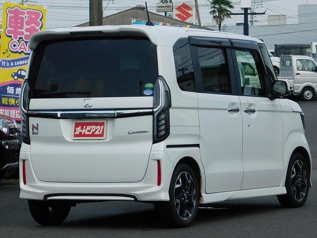Ｎ－ＢＯＸカスタム Ｇ・Ｌターボホンダセンシング　・純正ナビ・ＴＶ・ＤＩＳＣ・Ｂｌｕｅｔｏｏｔｈ・バックカメラ・ＥＴＣ・ターボ車・ロールサンシェード・パドルシフト・クルコン・両側電動スライドドア・スマートキー２ケ（15枚目）