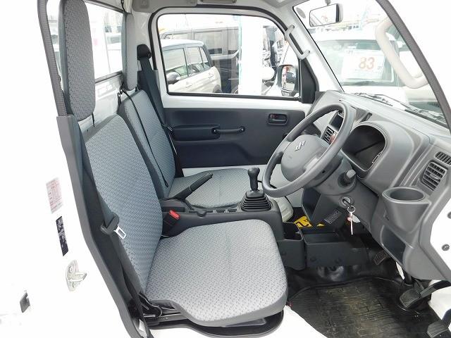 キャリイトラック KCエアコン・パワステ 走行1100km・5速マニュアル・パートタイム4WD・AM/FMラジオ・オートライト・PW・アイドリングストップ・ライトレベライザー(5枚目)