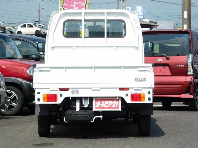 キャリイトラック KCエアコン・パワステ 走行1100km・5速マニュアル・パートタイム4WD・AM/FMラジオ・オートライト・PW・アイドリングストップ・ライトレベライザー(15枚目)