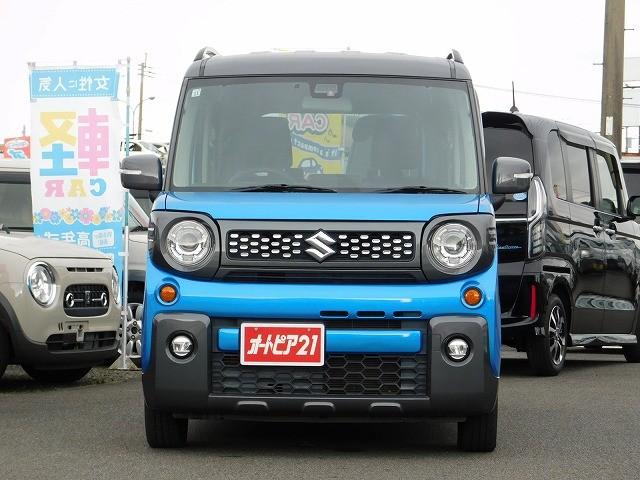 スペーシアギア ハイブリッドXZ ターボ ・社外8インチナビ・TV・DISC・バックカメラ・ETC・ターボ車・クルコン・パドルシフト・前席シートヒーター・両側電動スライドドア・ツートンカラー(2枚目)