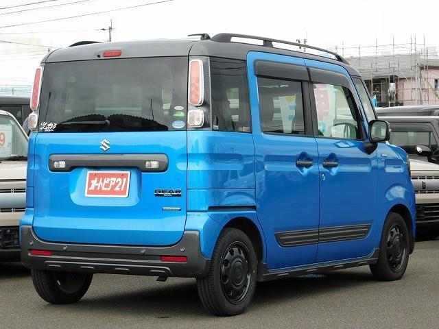 スペーシアギア ハイブリッドXZ ターボ ・社外8インチナビ・TV・DISC・バックカメラ・ETC・ターボ車・クルコン・パドルシフト・前席シートヒーター・両側電動スライドドア・ツートンカラー(14枚目)