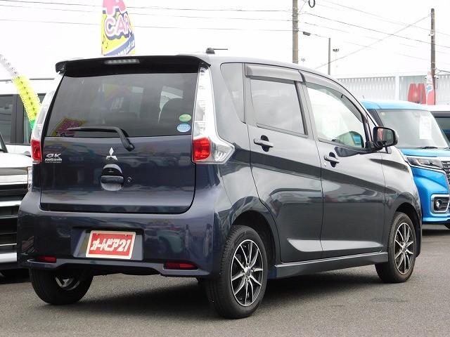 eKカスタム G ・純正ナビ・TV・BluetoothAudio・DISC・プッシュスタート・スマートキー・社外14インチアルミホイール(13枚目)