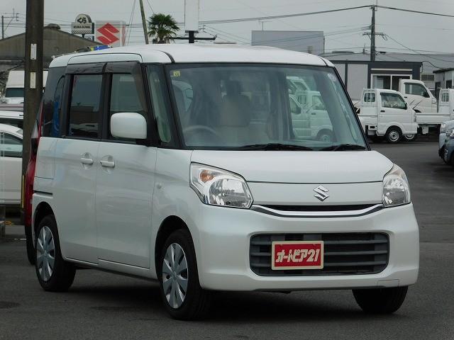 スペーシア Ｇ　走行３４０００ｋｍ・ＣＤ・後席スライドドア・スマートキー２ケ・運転席シートヒーター・Ｓエネチャージ（3枚目）