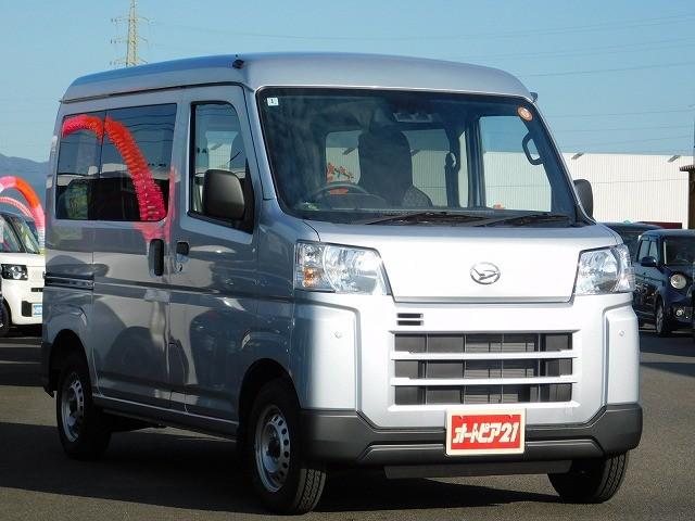 ハイゼットカーゴ ＤＸ　走行３２００ｋｍ・後席スライドドア・キーレス・オートライト・リアソナー・ＡＴ車・ラジオ・前席ＰＷ（3枚目）