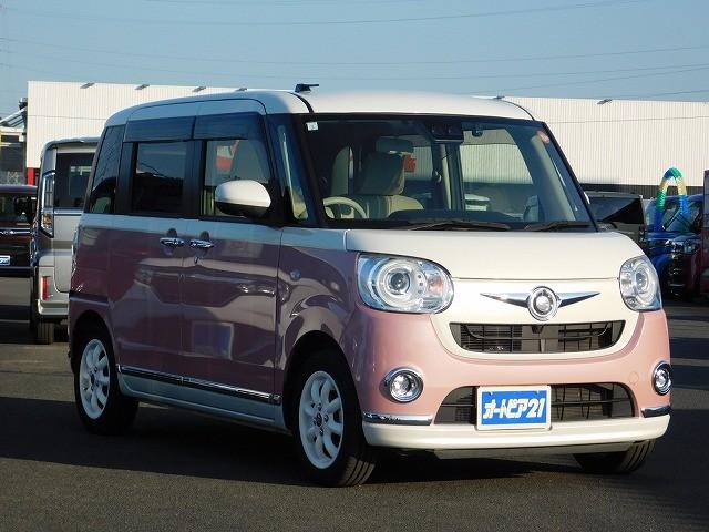 ムーヴキャンバス ＧメイクアップＶＳ　ＳＡＩＩＩ　走行３３８００ｋｍ・純正８インチナビ・ＴＶ・ＤＩＳＣ・全方位カメラ・Ｂｌｕｅｔｏｏｔｈ・ＥＴＣ・ナビ連動ドラレコ・両側電動スライドドア・スマートキー２ケ・アルミホイール（3枚目）