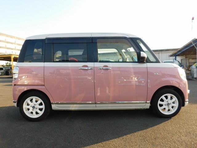 ムーヴキャンバス ＧメイクアップＶＳ　ＳＡＩＩＩ　走行３３８００ｋｍ・純正８インチナビ・ＴＶ・ＤＩＳＣ・全方位カメラ・Ｂｌｕｅｔｏｏｔｈ・ＥＴＣ・ナビ連動ドラレコ・両側電動スライドドア・スマートキー２ケ・アルミホイール（4枚目）