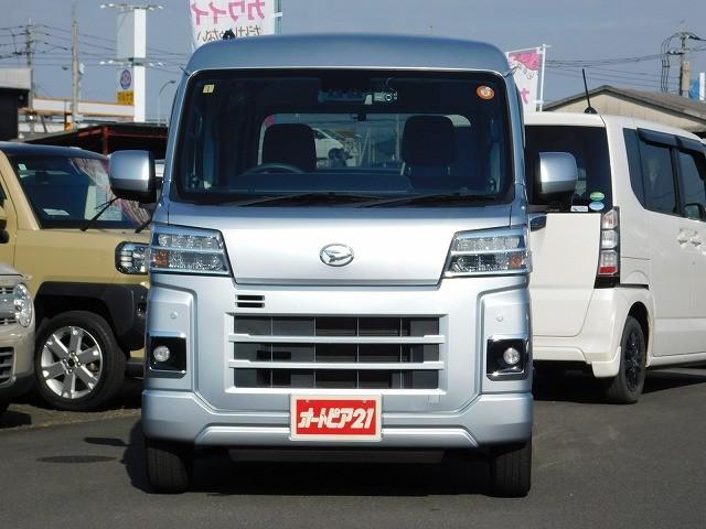 ハイゼットカーゴ クルーズターボＳＡＩＩＩ　・プッシュスタート・スマートキー・後席セパレートシート・純正ナビ・ＴＶ・ＤＩＳＣ・Ｂｌｕｅｔｏｏｔｈ・バックカメラ・クリアランスソナー・４ＷＤ車（2枚目）