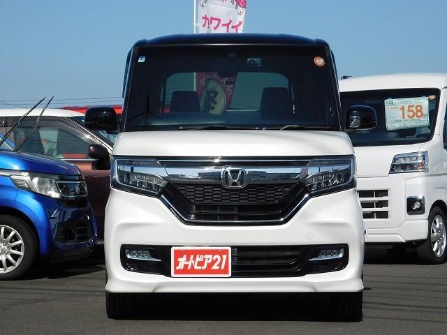 Ｎ－ＢＯＸカスタム Ｇ・Ｌターボホンダセンシング　・９インチフローティングナビ・ＴＶ・ＤＩＳＣ・Ｂｌｕｅｔｏｏｔｈ・バックカメラ・ＥＴＣ・クルコン・両側電動スライドドア・スマートキー２ケ・前席シートヒーター・ターボ車・ツートンカラー（2枚目）