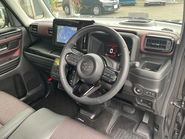 スペーシアカスタム ハイブリッドXSターボ ハイブリッドXSターボ(4名)純正ナビバックカメラ両側電動スライドドアシートヒーターステアリングヒーター(15枚目)