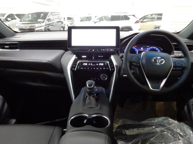 ハリアー Ｇ　ＰＫＳＢ　ＢＳＭ　８インチＤＡ　ＥＴＣ　ナビ　ワンセグ　バックカメラ　ＬＥＤヘッドライト　コーナーセンサー　キーレス　プッシュスタート　クルーズコントロール　オートライト　パワーバックドア（3枚目）