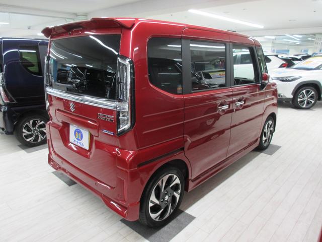 スペーシアカスタム ハイブリッドXS スズキSS 全M付ナビ フルセグ LEDヘッドライト 両側電動スライドドア コーナーセンサー シートヒーター キーレス プッシュスタート クルーズコントロール オートエアコン(2枚目)