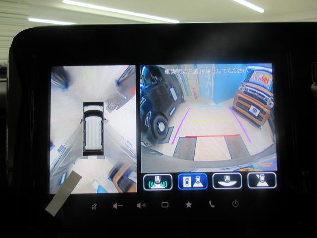 スペーシアギア ハイブリッドＸＺ　全方位Ｍ付ナビ　スズキＳＳ　フルセグ　ＬＥＤヘッドライト　コーナーセンサー　シートヒーター　アイドリングストップ　両側電動スライドドア　ルーフレール　キーレス　プッシュスタート（5枚目）
