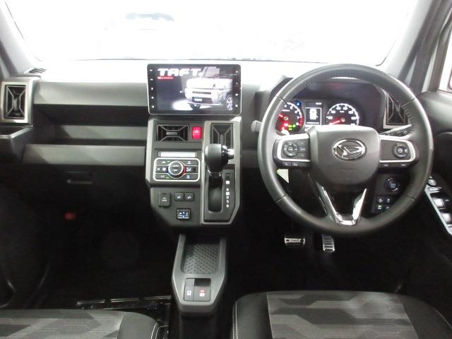 タフト Ｇターボ　クロムベンチャー　９インチナビ　フルセグ　ＣＤ　ＤＶＤ　バックカメラ　ＬＥＤヘッドライト　コーナーセンサー　シートヒーター　アイドリングストップ　ルーフレール　キーレス　プッシュスタート　クルーズコントロール（5枚目）