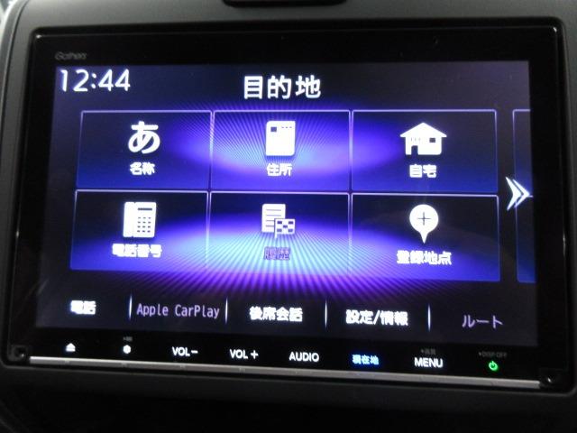 フリード＋ハイブリッド ハイブリッド・クロスター　ブラックスタイル　ＥＴＣ　ナビ　フルセグ　ＣＤ　ＤＶＤ　バックカメラ　ＬＥＤヘッドライト　コーナーセンサー　シートヒーター　アイドリングストップ　両側電動スライドドア　ルーフレール　キーレス　プッシュスタート（3枚目）