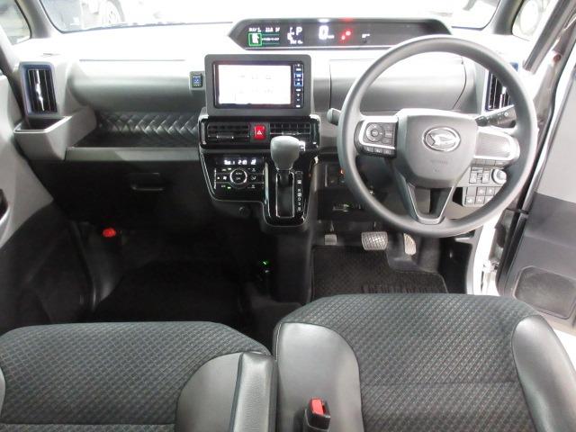 タント カスタムＸセレクション　ナビ　フルセグ　ＣＤ　ＤＶＤ　バックカメラ　サイドカメラ　フロントカメラ　全方位カメラ　ＬＥＤヘッドライト　コーナーセンサー　シートヒーター　アイドリングストップ　両側電動スライドドア　キーレス（3枚目）