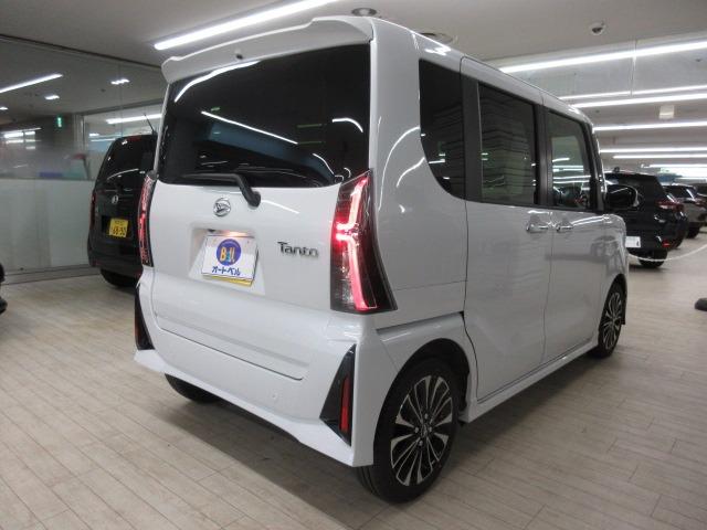 タント カスタムＲＳ　ナビ　フルセグ　ＣＤ　ＤＶＤ　バックカメラ　サイドカメラ　フロントカメラ　全方位カメラ　ＬＥＤヘッドライト　コーナーセンサー　シートヒーター　アイドリングストップ　両側電動スライドドア　キーレス（2枚目）