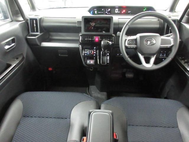 タント カスタムＲＳ　ナビ　フルセグ　ＣＤ　ＤＶＤ　バックカメラ　サイドカメラ　フロントカメラ　全方位カメラ　ＬＥＤヘッドライト　コーナーセンサー　シートヒーター　アイドリングストップ　両側電動スライドドア　キーレス（3枚目）