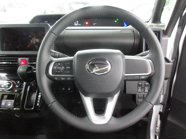 タント カスタムＲＳ　ナビ　フルセグ　ＣＤ　ＤＶＤ　バックカメラ　サイドカメラ　フロントカメラ　全方位カメラ　ＬＥＤヘッドライト　コーナーセンサー　シートヒーター　アイドリングストップ　両側電動スライドドア　キーレス（4枚目）