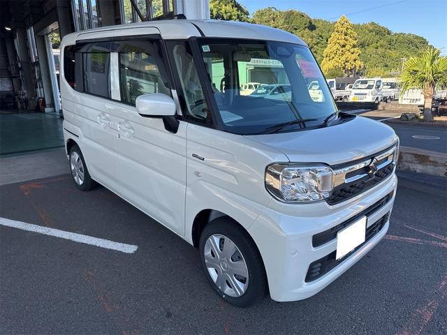 スペーシア ハイブリッドX 届け出済み未使用車 バックカメラ 両側電動スライドドア TV クリアランスソナー レーンアシスト 衝突被害軽減システム LEDヘッドランプ スマートキー アイドリングストップ 電動格納ミラー(12枚目)