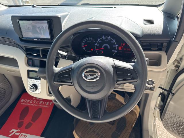 ムーヴ Ｘ　ＳＡＩＩ　ナビ　ＴＶ　クリアランスソナー　衝突被害軽減システム　スマートキー　アイドリングストップ　電動格納ミラー　ベンチシート　ＣＶＴ　盗難防止システム　ＡＢＳ　ＥＳＣ　ＣＤ　ＵＳＢ　Ｂｌｕｅｔｏｏｔｈ（3枚目）