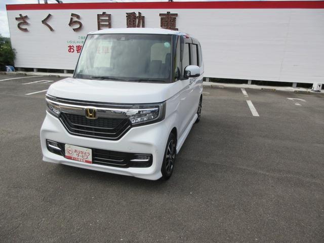 Ｎ－ＢＯＸカスタム Ｇ・Ｌホンダセンシング　前後方ドライブレコーダー　ナビＴＶ　ＥＴＣ　両側電動スライドドア　純正アルミホイール　ＭＡＩＮスイッチ　マルチインフォメーションディスプレイ　アクセサリーソケット　横滑り防止　ドアバイザ―フロアマット（2枚目）