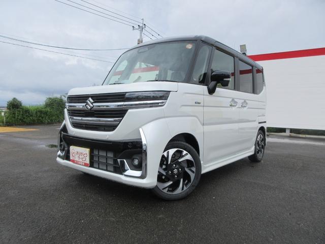 スペーシアカスタム ハイブリッドXS 全方位モニター付ナビTV ヘッドアップディスプレイ SOSボタン スリムサーキュレーター ロールサンシェード USB電源ソケット パーソナルテーブル ステアリングスイッチ ブレーキホールドスイッチ(5枚目)