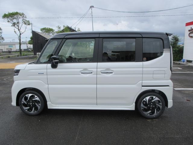 スペーシアカスタム ハイブリッドXS 全方位モニター付ナビTV ヘッドアップディスプレイ SOSボタン スリムサーキュレーター ロールサンシェード USB電源ソケット パーソナルテーブル ステアリングスイッチ ブレーキホールドスイッチ(9枚目)