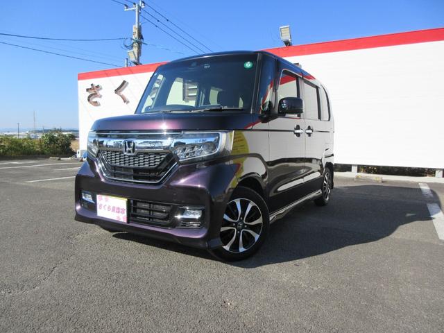 N-BOXカスタム G・EXホンダセンシング ナビTV ドライブレコーダーステアリングオーディオスイッチ ETC 片側電動スライドドア USBソケット純正アルミホイール フロアマット ドアバイザ― 電動格納ミラー バックカメラECONオートライト(5枚目)