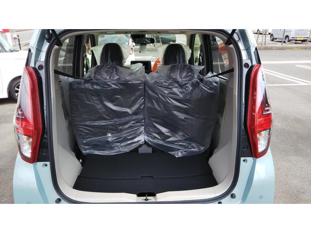 X 届出済未使用車 エマージェンシーブレーキ コーナーセンサー バッグビューモニター(ルームミラー) 特別塗装色 スマートキー プッシュスタート アルミホイール14インチ ベンチシート プライバシーガラス(52枚目)