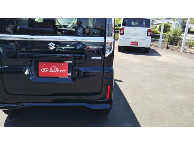 スペーシアカスタム ハイブリッドＧＳ　スズキセーフティーサポート　クルーズコントロール　コーナーセンサー　シートヒーター　アルミホイール１４インチ　電動パーキングブレーキ　両側スライド片側パワースライドドア　スマートキー　プッシュスタート（50枚目）