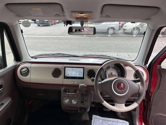 アルトラパンショコラ G 7インチフルセグナビゲーション バックカメラ ドライブレコーダー前方後方 フロアマット ドアバイザー スマートキー プッシュスタート 集中ドアロック プライバシーガラス ディスチャージランプ(15枚目)