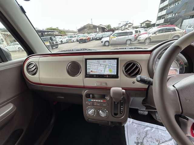 アルトラパンショコラ G 7インチフルセグナビゲーション バックカメラ ドライブレコーダー前方後方 フロアマット ドアバイザー スマートキー プッシュスタート 集中ドアロック プライバシーガラス ディスチャージランプ(25枚目)