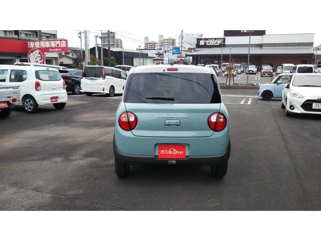 アルトラパン Ｘ　オフブルー／ベージュ２トーン　全方位モニター用カメラパッケージ　スズキセーフティサポート　シートヒーター　コーナーセンサー　アルミホイール１４インチ　スマートキー　プッシュスタート　集中ドアロック（3枚目）