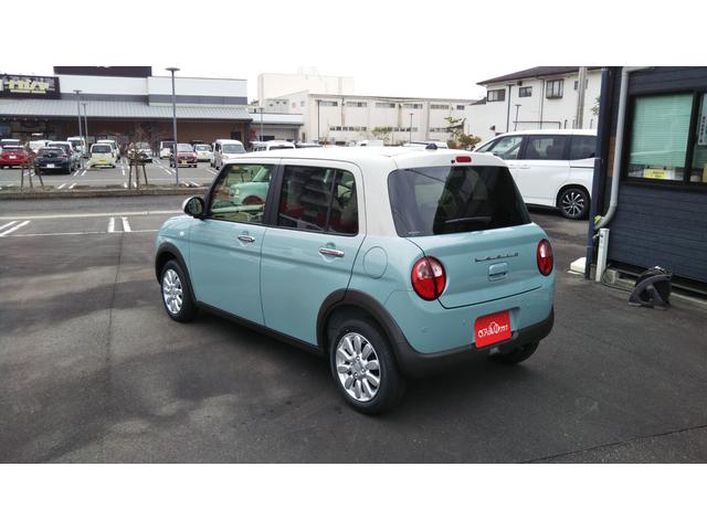 アルトラパン Ｘ　オフブルー／ベージュ２トーン　全方位モニター用カメラパッケージ　スズキセーフティサポート　シートヒーター　コーナーセンサー　アルミホイール１４インチ　スマートキー　プッシュスタート　集中ドアロック（9枚目）