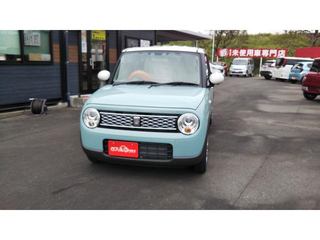 アルトラパン Ｘ　オフブルー／ベージュ２トーン　全方位モニター用カメラパッケージ　スズキセーフティサポート　シートヒーター　コーナーセンサー　アルミホイール１４インチ　スマートキー　プッシュスタート　集中ドアロック（23枚目）